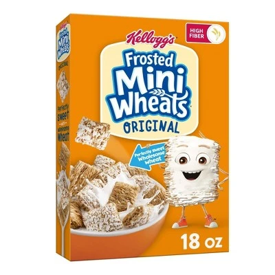 Original Frosted Mini Wheats Breakfast Cereal 18oz Kellogg's