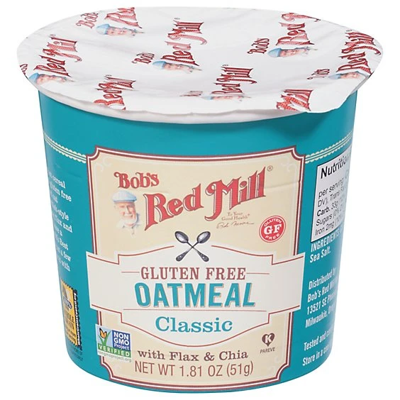 Bob's Red Mill Classic Oatmeal Cup 1.8oz