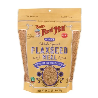 Bob's Red Mill Whole Ground Gluten Free Flaxseed Meal  16oz
