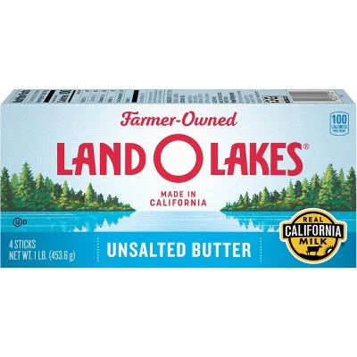 Land O Lakes Unsalted Sweet Cream Butter  1lb