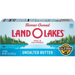Land O'Lakes Land O Lakes Unsalted Sweet Cream Butter  1lb