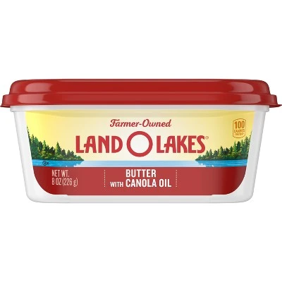 Land O Lakes Butter with Canola Oil  8oz