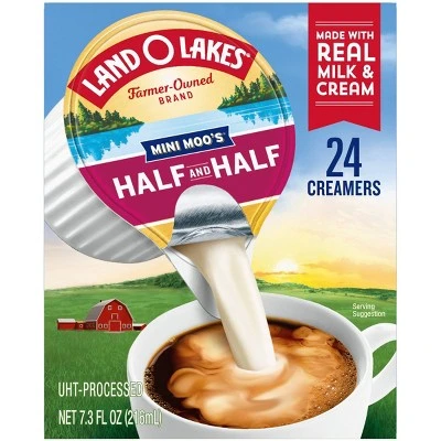 Land O' Lakes Mini Moo's Half & Half Coffee Creamer  24ct