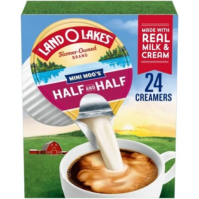 Land O' Lakes Mini Moo's Half & Half Coffee Creamer  24ct