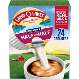 International Delight Land O' Lakes Mini Moo's Half & Half Coffee Creamer  24ct