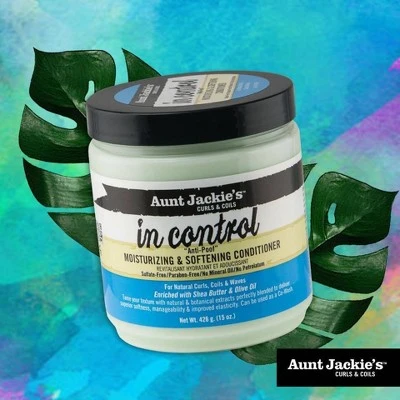 Aunt Jackie's In Control Anti Poof Moisturizing & Softening Conditioner  15oz
