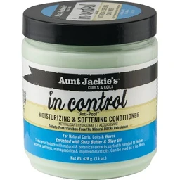 Aunt Jackie's Aunt Jackie's In Control Anti Poof Moisturizing & Softening Conditioner  15oz