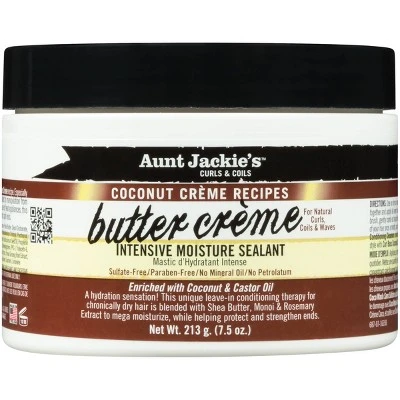Aunt Jackie's Coconut Butter Creme Intensive Moisture Sealant  7.5oz