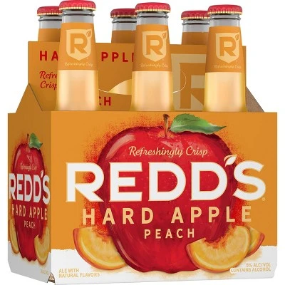 Redd's Peach Ale Beer  6pk/12 fl oz Bottles