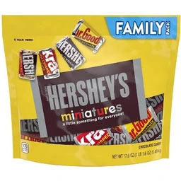 HERSHEY'S Hershey's Miniatures Chocolate Candy  17.6oz
