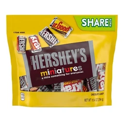 HERSHEY'S Hershey's Chocolate Candy Miniatures, Chocolate
