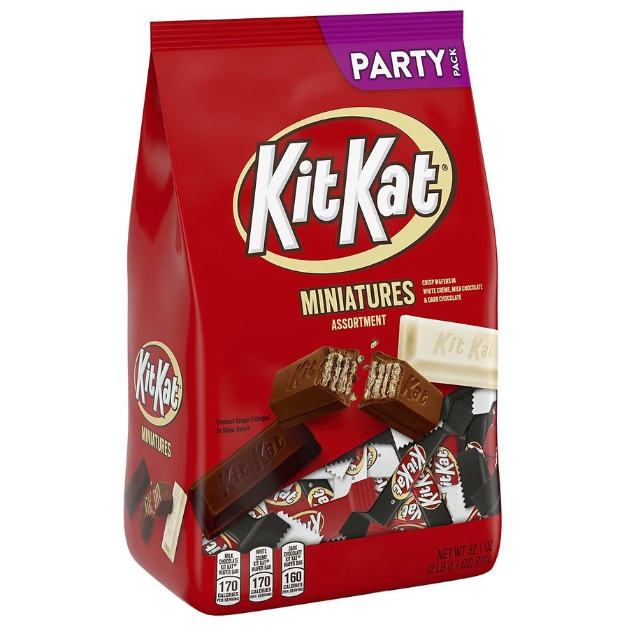 Kit Kat Miniatures Assorted Chocolate Candy  32.1oz