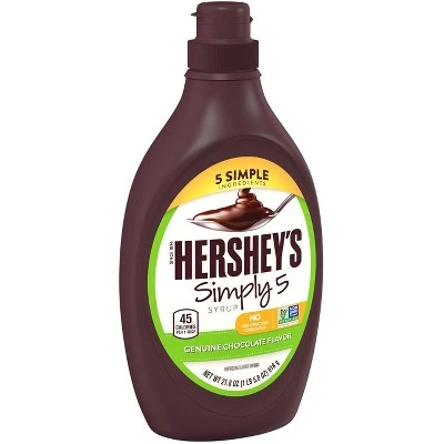 Hershey's Simple 5 Syrup Chocolate Flavor 21.8oz