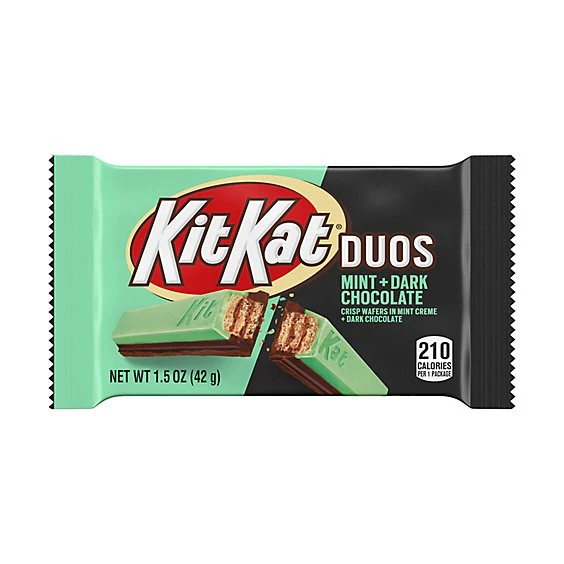 Kit Kat Duo Dark Chocolate Mint Chocolate Bar  1.5oz