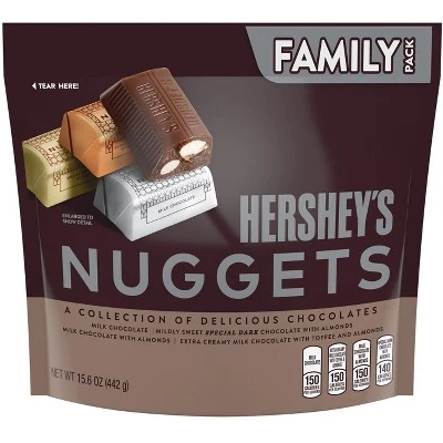 Hershey's Nuggets Family Size Assorted Chocolates  15.6oz