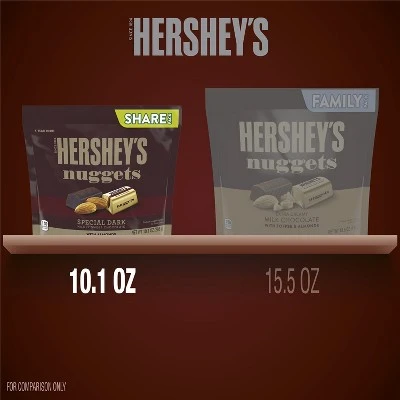 Hershey's Special Dark Mildly Sweet Chocolate With Almonds Nuggets, Almonds