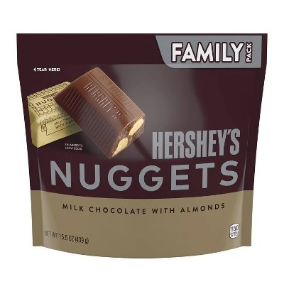 Hershey's Milk Chocolate with Almonds Nuggets 15.5oz