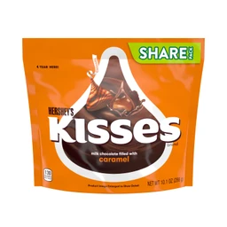 HERSHEY'S Hershey's Kisses Caramel Chocolate Candy 10.1oz