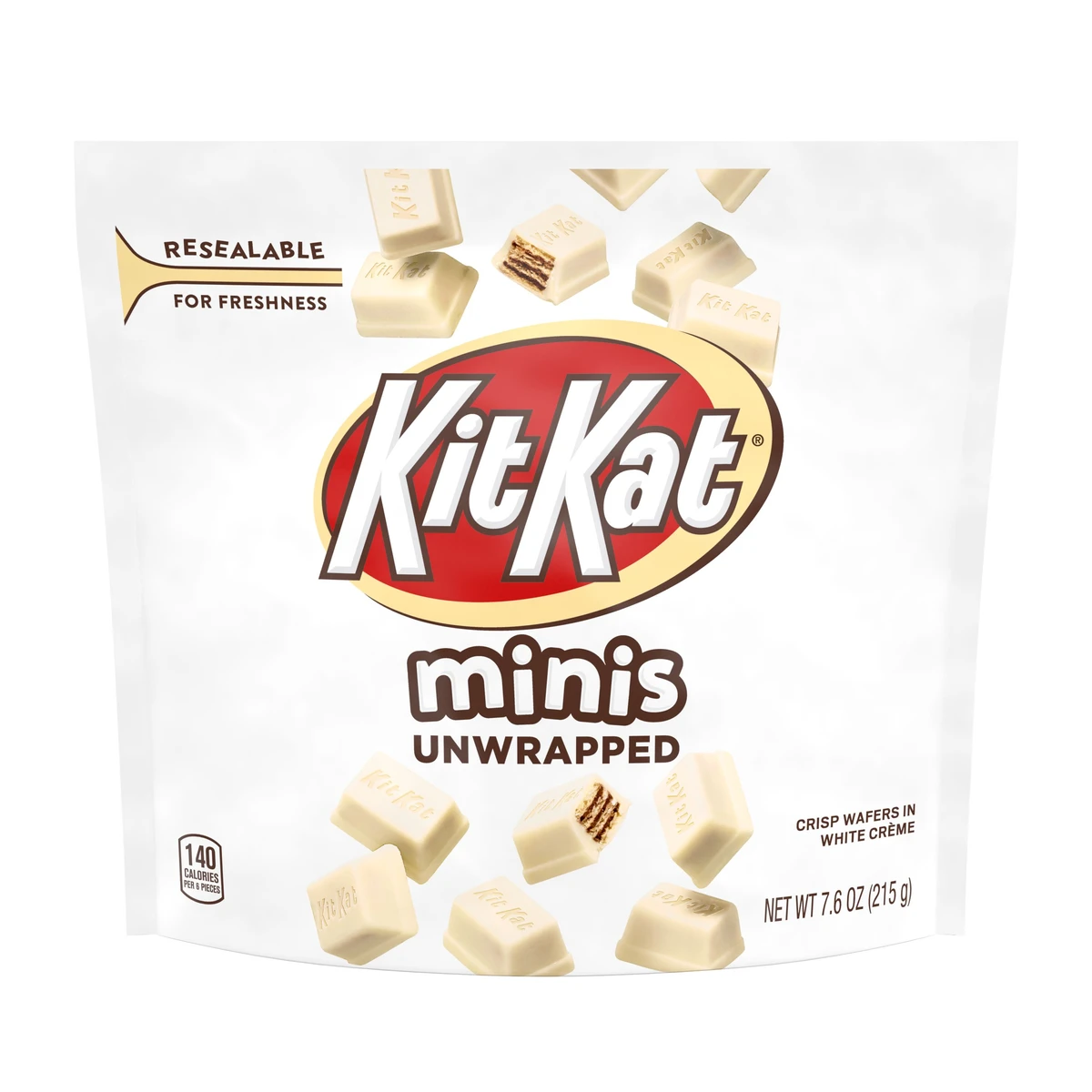 Kit Kat Mini White Crème Candy  7.6oz