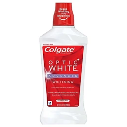 Colgate Colgate Optic White Alcohol Free Whitening Mouthwash  2% Hydrogen Peroxide  Fresh Mint  32 fl oz