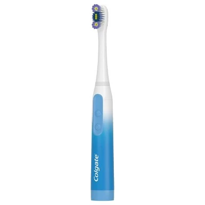 Colgate Total Advanced Floss Tip Battery Powered Toothbrush  Soft Bristles  1ct