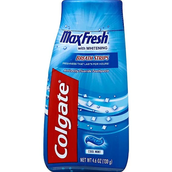 Colgate 2 in 1 Max Fresh Gel Toothpaste & Mouthwash Cool Mint 4.6oz