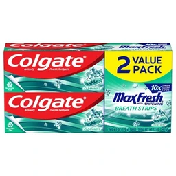 Colgate Colgate Max Fresh Toothpaste with Mini Breath Strips Clean Mint