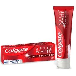 Colgate Colgate Optic White Stain Fighter Whitening Toothpaste Clean Mint 6oz