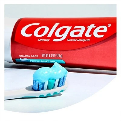 Colgate Optic White Stain Fighter Teeth Whitening Toothpaste  Fresh Mint Gel  6oz