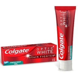 Colgate Colgate Optic White Stain Fighter Teeth Whitening Toothpaste  Fresh Mint Gel  6oz