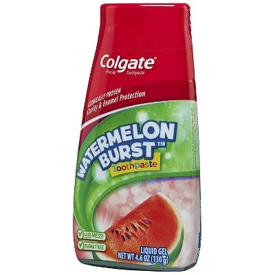 Colgate 2 in 1 Kids Toothpaste & Anticavity Mouthwash Watermelon Burst 4.6oz/4pk
