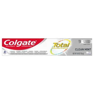 Colgate Total Clean Mint Paste Toothpaste 4.8oz