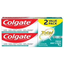 Colgate Colgate Total Toothpaste Gel with Fluoride Fresh Mint Stripe 4.8oz/2pk