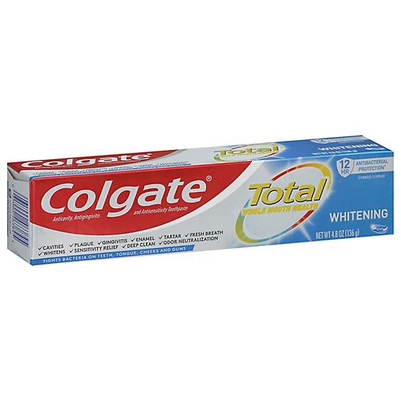Colgate Total Whitening Gel Toothpaste  4.8oz
