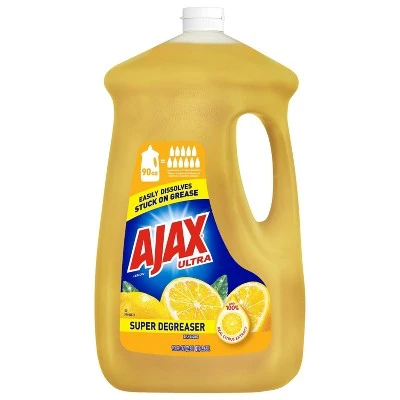 Ajax Ultra Super Degreaser Lemon Liquid Dish Soap