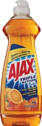 Ajax Ajax Ultra Triple Action Dishwashing Liquid Dish Soap  Orange