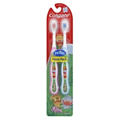 Colgate My First Baby & Toddler Toothbrush BPA Free & Extra Soft  2ct