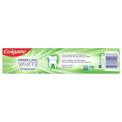 Colgate Sparkling White Whitening Toothpaste  Mint Zing  8oz