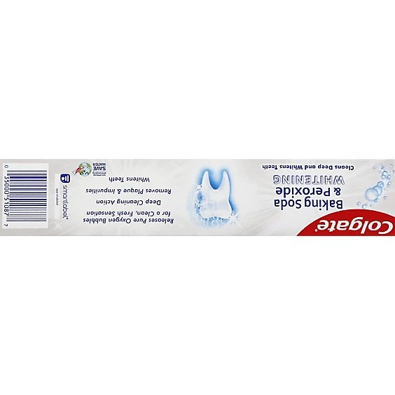 Colgate Baking Soda & Peroxide Whitening Toothpaste Brisk Mint 6oz