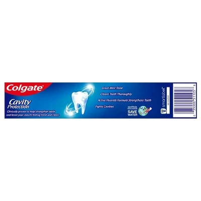 Colgate Cavity Protection Travel Size Fluoride Toothpaste  2.5oz