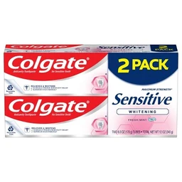 Colgate Colgate Sensitive Toothpaste Whitening Fresh Mint Gel