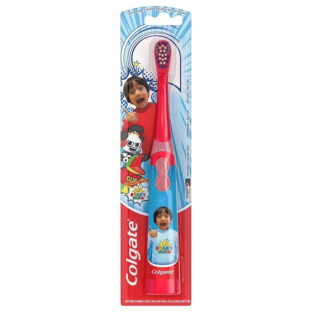 Colgate Kids Battery Toothbrush  Extra Soft  Ryan's World  1ct
