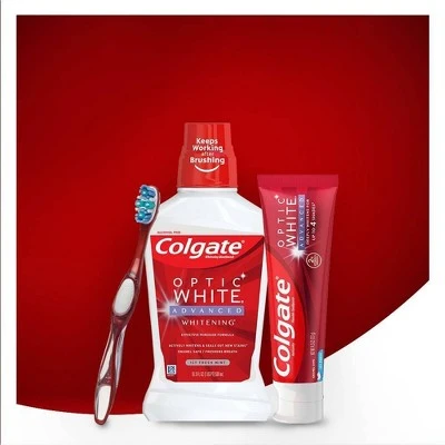 Colgate Optic White Advanced Teeth Whitening Toothpaste  Icy Fresh  3.2oz