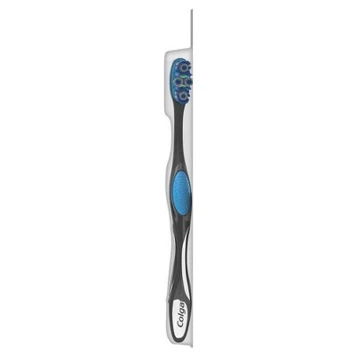 Colgate 360 Total Advanced Floss Tip Bristles Toothbrush Medium