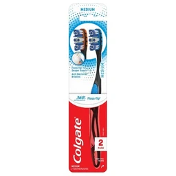 Colgate Colgate 360 Total Advanced Floss Tip Bristles Toothbrush Medium