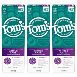 Tom's of Maine Tom's Of Maine Whole Care Anti cavity Toothpaste Spearmint 3pk