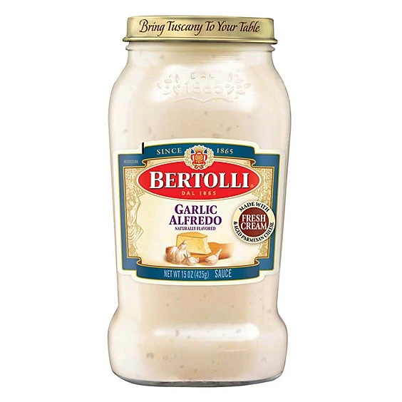 Bertolli Sauce, Garlic Alfredo With Aged Parmesan Cheese