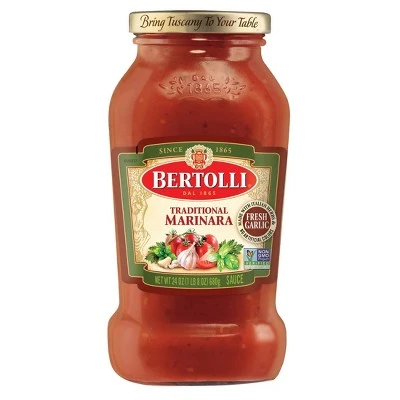 Bertolli Traditional Marinara with Italian Herbs & Fresh Garlic Pasta Sauce  24oz