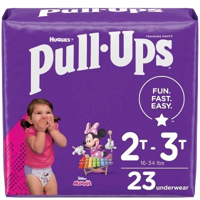 Huggies Pull Ups Learning Designs Girls' Training Pants  (Select Size & Count)