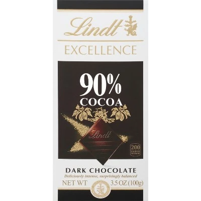 Lindt Excellence 90% Cocoa Supreme Dark Chocolate